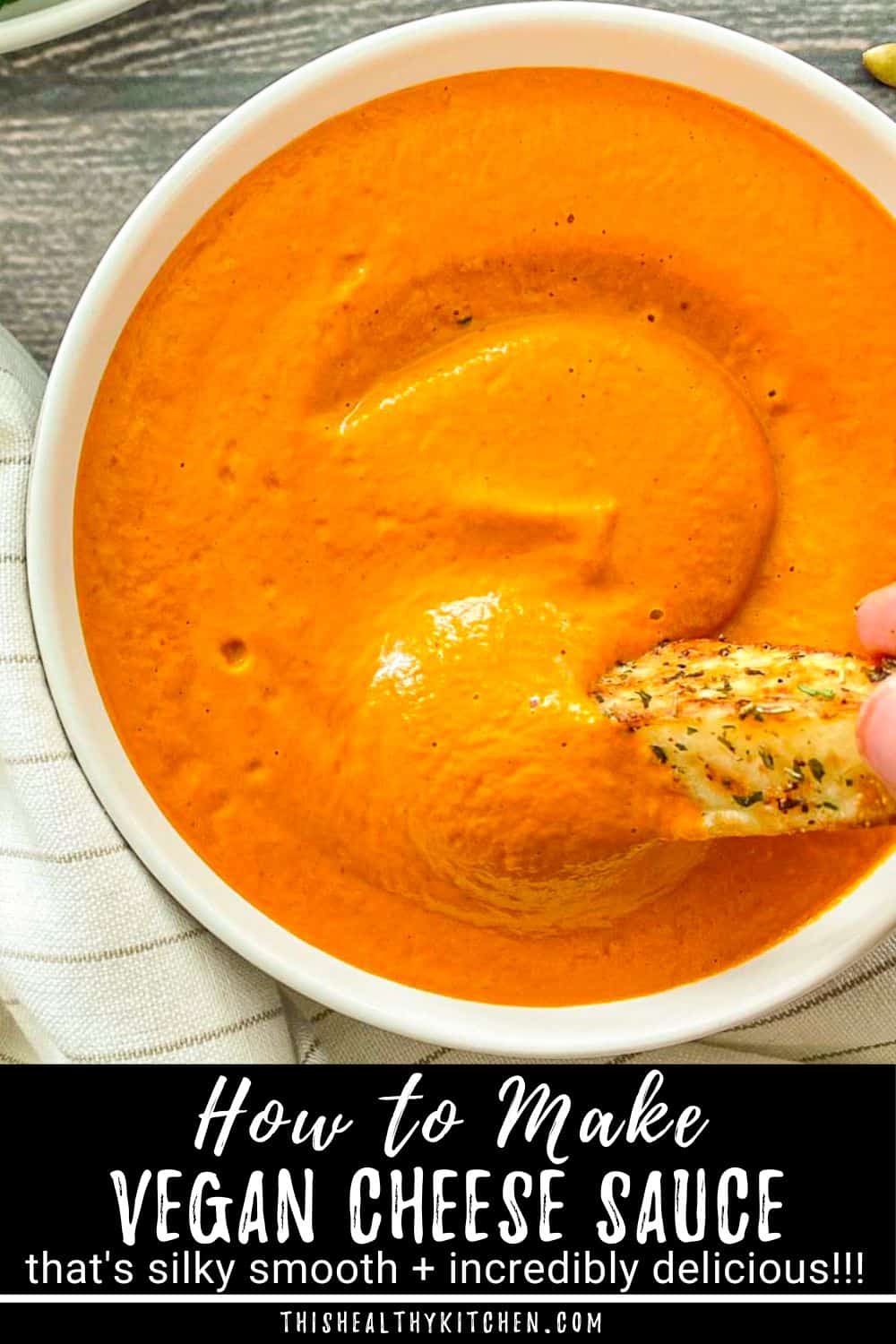 Nut Free Vegan Cheese Sauce [Oil Free] This Healthy Kitchen