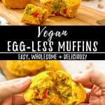 vegan savoury muffins PIN