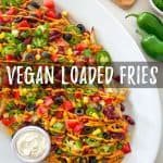 Vegan loaded fries pin.