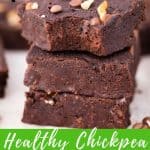 Chickpea brownies PIN.