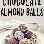 Chocolate almond balls pin.