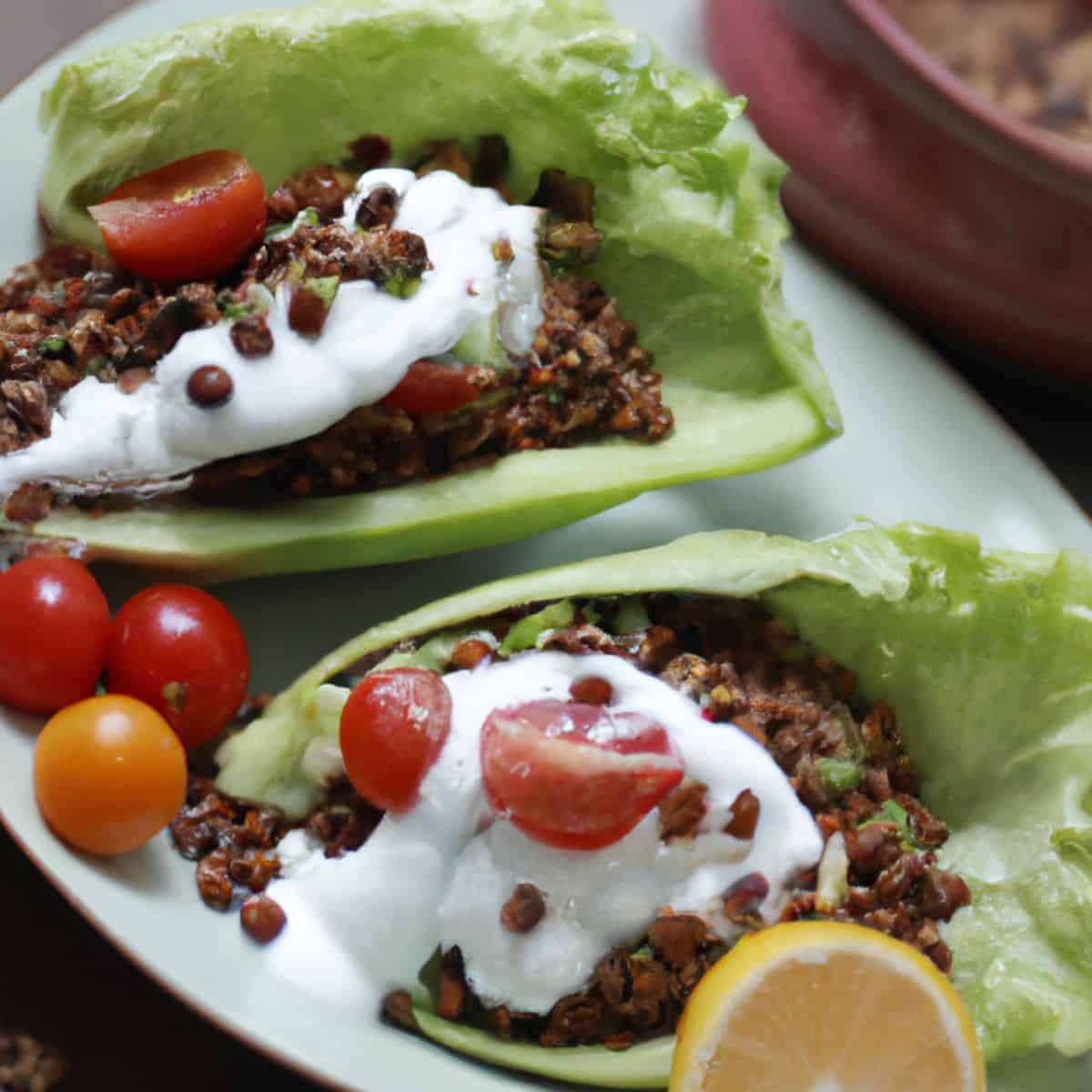Lentil Walnut Lettuce Wraps This Healthy Kitchen