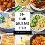 Vegan cauliflower recipes PIN.
