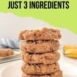 3 ingredient protein cookies PIN