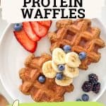 Banana protein waffles PIN.