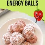 Strawberry bliss balls PIN.