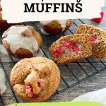 Vegan raspberry muffins PIN.