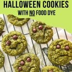 Healthy Halloween cookies PIN.