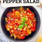 Roasted red pepper salad PIN.