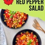 Roasted red pepper salad PIN.