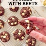 Vegan beet cookies PIN.